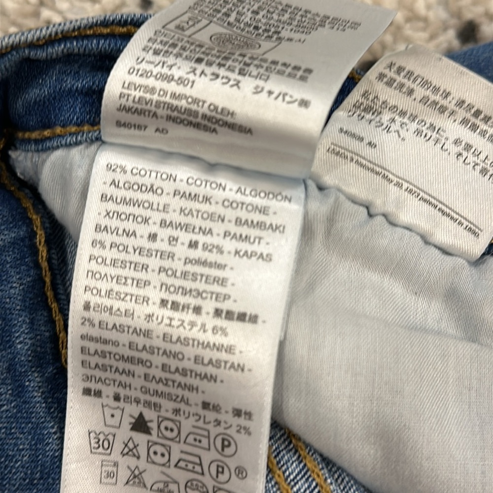 Levi's High Rise Shorts - Picture 5 of 7